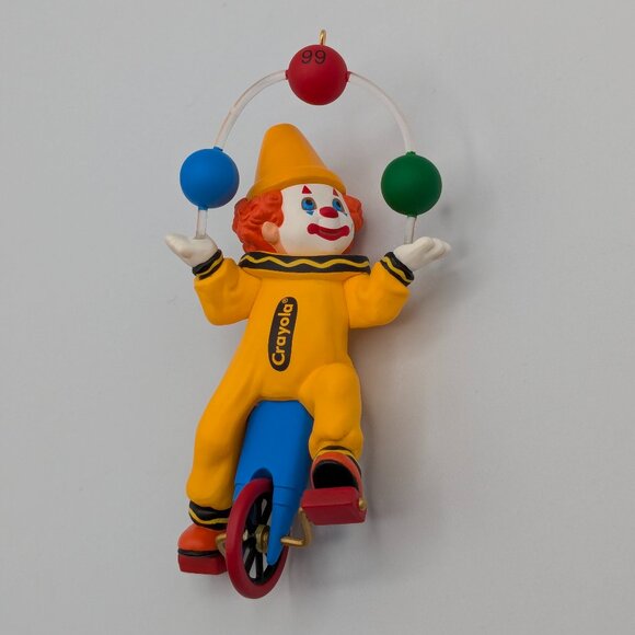 Hallmark Keepsake Clownin' Around Crayola Ornament 1999 NIB - Picture 1 of 11